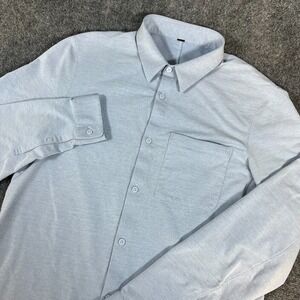 lululemon athletica Soft Gray Button Down Shirt